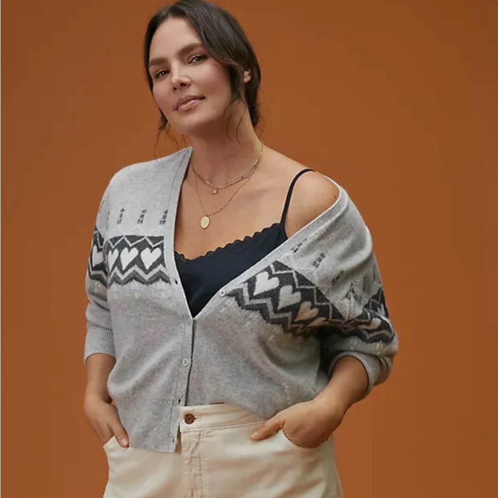 Anthropology, White + Warren sweater cardigan, 100% cashmere size, S.